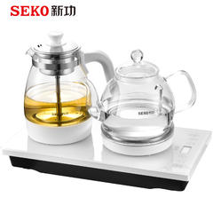 新功家用全自动上水烧水壶泡茶专用电热水壶蒸汽喷淋式煮茶壶W34